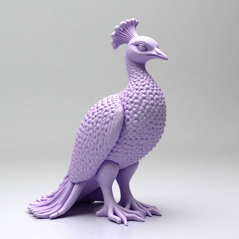 Bird — Peacock, sacred, trippy, pastel