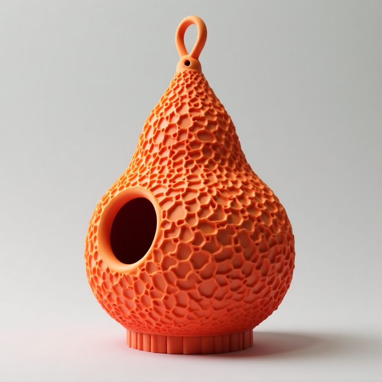 Birdhouse — trippy, origami, sunset
