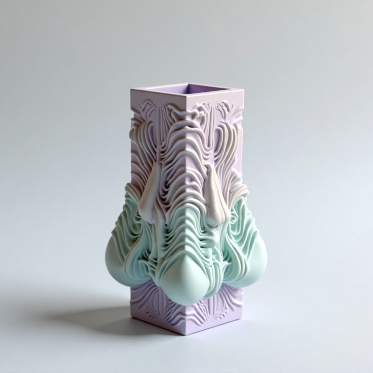 Bookend — alien, trippy, honeycomb, pastel