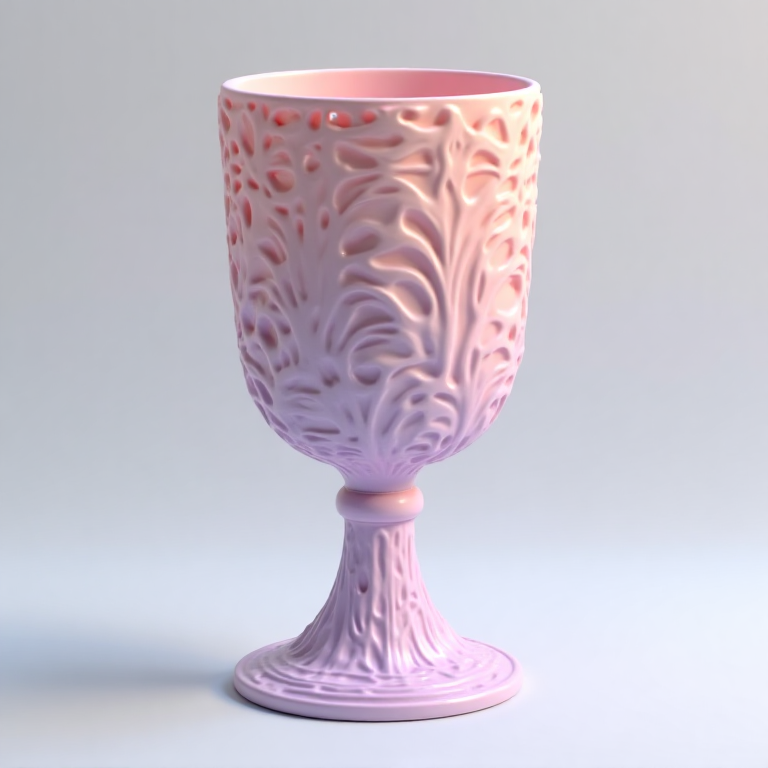 Chalice/Goblet — trippy, pastel