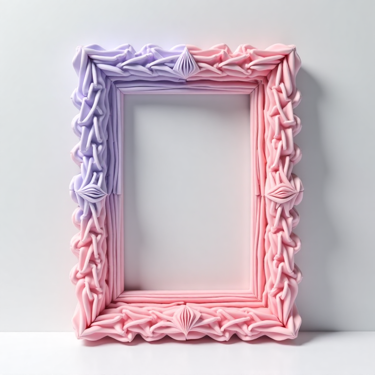 Picture Frame — origami, trippy, pastel