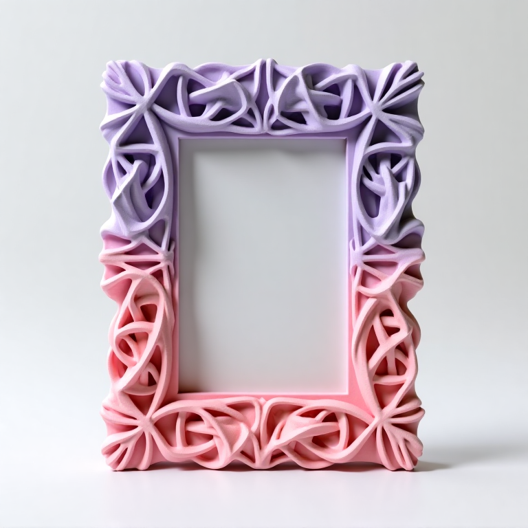 Picture Frame — origami, trippy, pastel