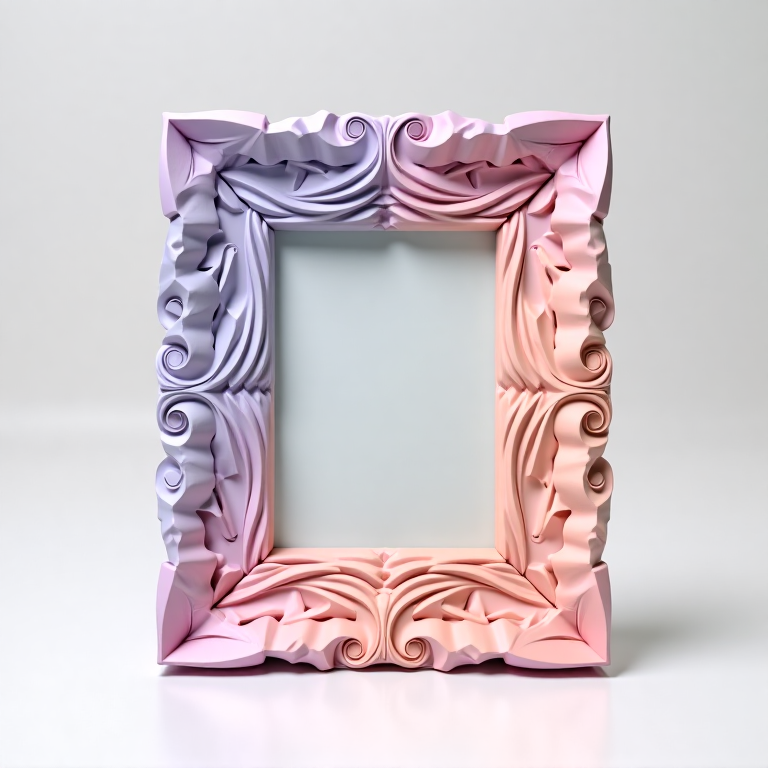 Picture Frame — trippy, origami, pastel