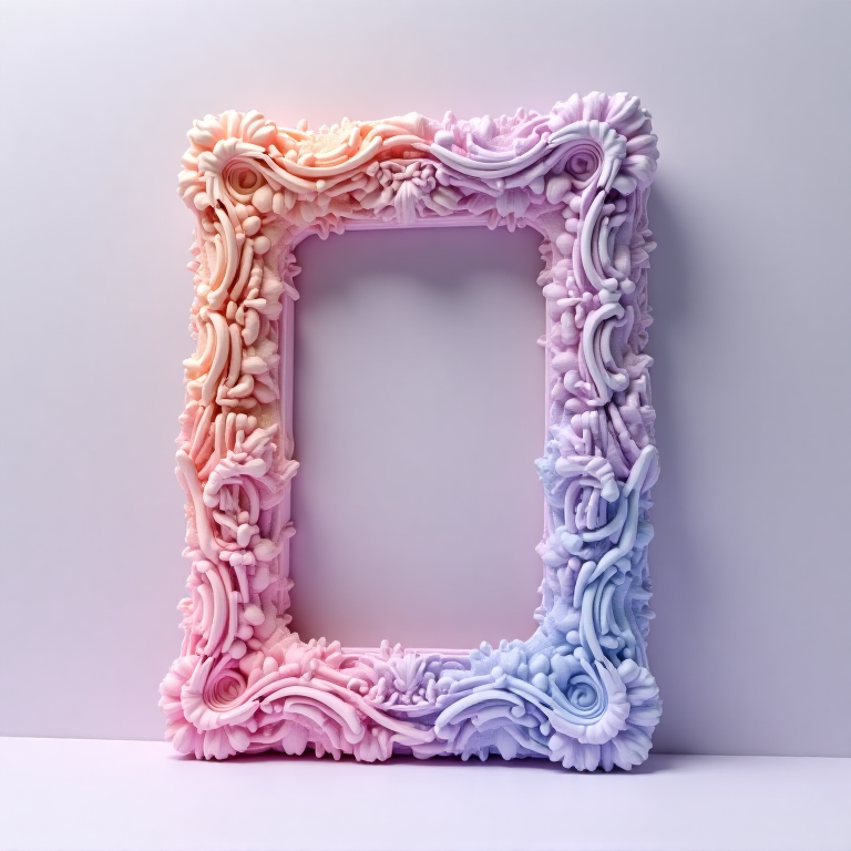 Picture Frame — trippy, origami, pastel