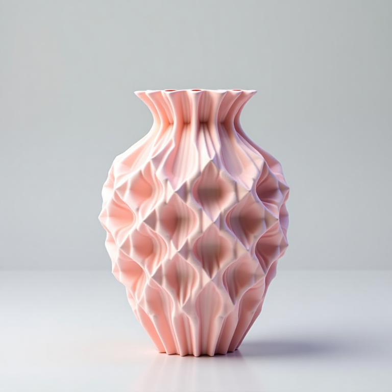 Vase — volcanic, pastel
